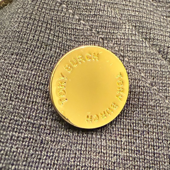 Tory Burch Navy Dress with Gold Buttons - Picture 8 of 16